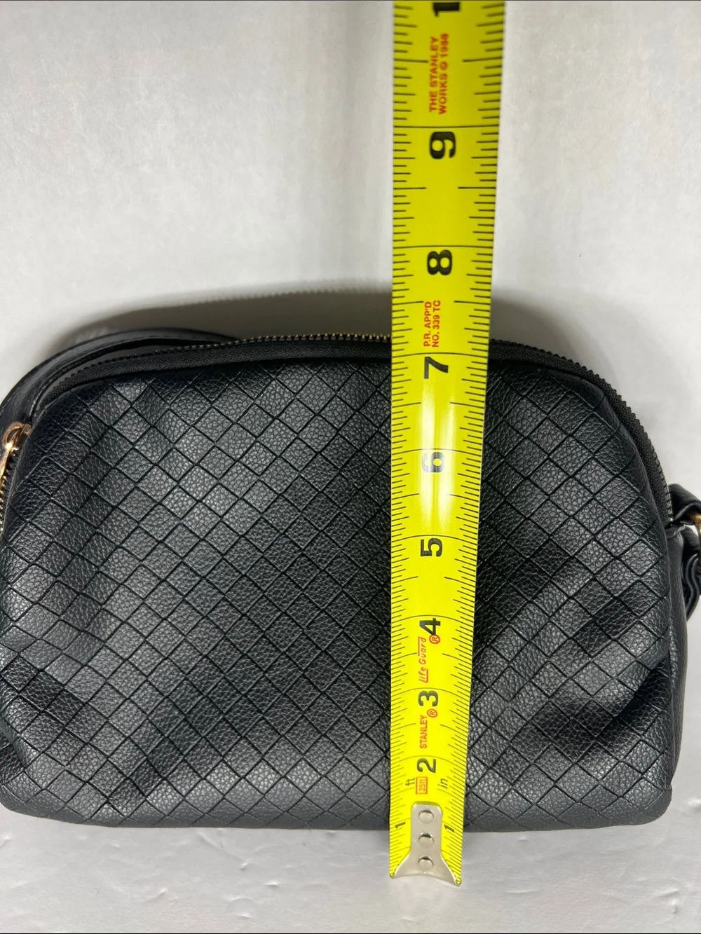Sleek Black Crossbody Bag and Wallet Set